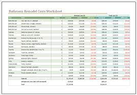 Set your bathroom reno budget wisely, then spend on the important stuff, and you won't be. Bathroom Remodel Cost Calculator For Excel Excel Templates