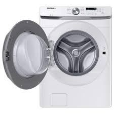 Now you have acknowledged the cause why your samsung washer won't unlock therefore, now it's time how you can solve this problem before changing the lid to the new one. Samsung 4 5 Cu Ft Front Load Washer With Shallow Depth In White Nebraska Furniture Mart