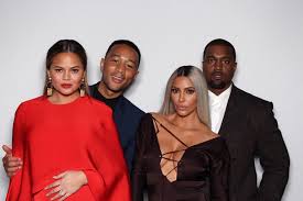 Kim Kardashian Kanye West Join Chrissy Teigen John Legend For Ellen Degeneres Birthday Bash Kim Kardashian Kanye West Kim Kardashian And Kanye Kim Kardashian