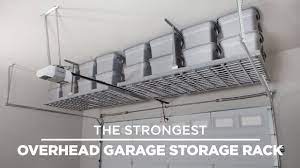 These two customizable racks turn your messy garage into neat area. Overhead Racks As Garage Storage Solutions