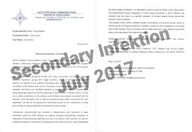 Secondary Infektion Forgeries