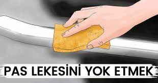 demirden metalden pas lekesi cikarma demir veya metalin nemli havada veya suyun icerisinde kalmasi sonucu oksitlenmesi ile pas olusur metal cleaning cleaners