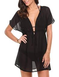 Black Bathing Suit Cover Up Amazon Ceanfly Women Bikini Cover Up Beach Beachwear Swimwear Cover Ups Loose Beach Dress Black Medium Amazon Women Chiffon Blouse Sheer Bikini Swimsuit Cover Ups