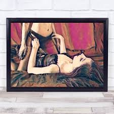Erotic Sexy Lesbian Gay Couple Polygon Wall Art Print | eBay