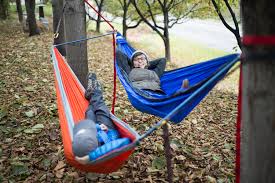 Now you are ready to get into the hammock. Better Together Eno Fuse Tandem Hammock System Review Gearjunkie