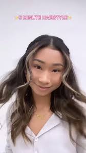 5 minute hairstyle easy simple hair braided running late quick inspo summer  spring tutorial