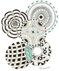 Overlapping Circles Circle Doodles Doodle Art Posters Circle Drawing