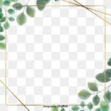 Green Simple Eucalyptus Leaf Border Flower Border Clipart Border Leaf Png Transparent Clipart Image And Psd File For Free Download Leaf Border Floral Border Design Simple Borders