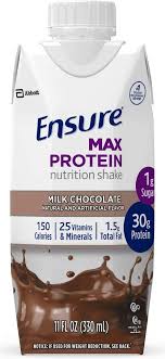 Sugars, both naturally occurring and added sugar, are listed under total carbohydrates, along with dietary fiber. Amazon Com Ensure Max Protein Nutrition Shake With 30g Of Protein 1g Of Sugar High Protein Shake Milk Chocolate 11 Fl Oz 12 Count Health Personal Care