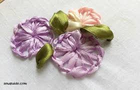 Download ribbon embroidery designs at annthegran.com. 10 Ribbon Embroidery Flowers With Silk Satin Ribbons Tutorials Sew Guide