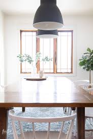 The wooden dining set and flooring balance the vintage bench. My New Modern Farmhouse Dining Room Design Twelve On Main