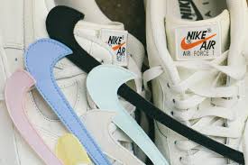 What Nike S Air Force 1 Swoosh Pack Looks Like On Foot Nike Nike Air Custom Nike Shoes