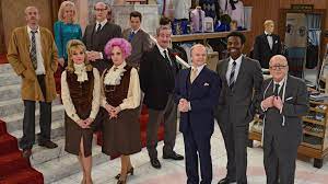 Jason watkins, sherrie hewson, john challis, roy barraclough. First Cast Photo Of Are You Being Served Remake Revealed Bbc News
