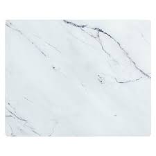 Grey shaker kitchen with white marble worktop savers hours. Impress Grey Marble Glass Worktop Protector