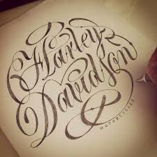 Looking for harley davidson fonts? Lettering Harley Davidson Tattoos Novocom Top