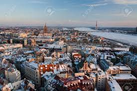 Letonia, oficialmente república de letonia (en letón: View On Riga Town The Capital Of Latvia Stock Photo Picture And Royalty Free Image Image 11733709