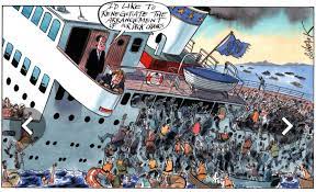 Political Cartoon On Twitter Arranging The Deck Chairs On The Titanic By Peter Schrank Https T Co 8gkgynx0o7 Twitter