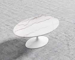 If you want a slick design created for dining, you can always count on our round tulip table. Tulip Coffee Table Marble Top Oval Or Round Homage Furniture