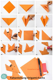 Bastelvorlagen zum ausdrucken kostenlos schablonen zum ausdrucken als pdf basteln vorlagen kostenlos ausdrucken bastelvorlagen für kinder & senioren. Origami Fuchs Einfache Anleitung Pdf Vorlage Wunderbunt De