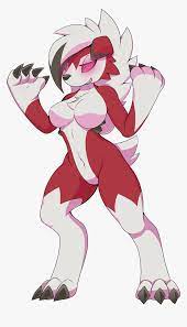 Roxie The Midnight Lycanroc - Female Midnight Lycanroc Fanart, HD Png  Download , Transparent Png Image - PNGitem