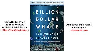 Billion Dollar Whale By Bradley Hope Audiobooks Mp3 Mp3 Audiobooks Audio Books