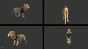 Lion Walk Cycle Lion Walking Lion Lion Sculpture