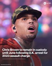 Singer Chris Brown is in custody after being arrested Thursday in  connection with an assault charge from 2023 in London, according to the  Metropolitan Police. Brown was served with the arrest warrant