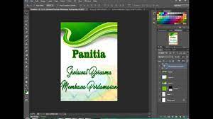 Mungkin bagi yang belum tahu caranya kita bisa lihat. Cara Membuat Desain Id Card Panitia Dengan Photoshop Youtube
