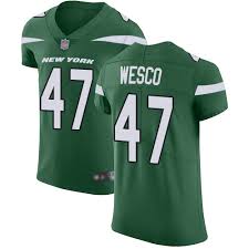 Nfl Trevon Wesco Mens Elite Green Jersey Small Large Medium