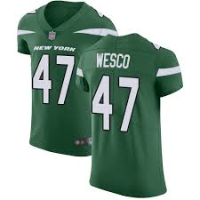 nfl trevon wesco mens elite green jersey small large medium