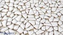 Merola Tile Jazz White 11-1/4 in. x 11-1/4 in. x 5 mm Ceramic Mosaic Tile  (0.88 sq. ft./Each) FXLJZWT