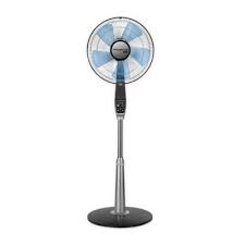 High performance air movement for home or office; Comfort Zone Czst161btebk 16 Inch 3 Speed Oscillating Pedestal Fan Bed Bath Beyond
