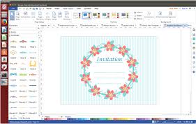 Edraw Invitation Card Software Is Particularly Designed For Users Who Usually Work On Linux Systems To Invitation Card Format Party Invite Template Invitations