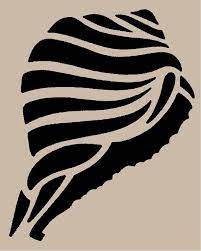 Stencil Seashell No 2 10x8 Beach Stencils Sea Shells Stencil Designs