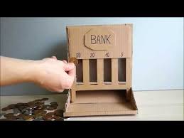 Coin counter machine reviews 2018 : How To Make Coin Sorter Machine From Cardboard Youtube Coin Sorter Cardboard Crafts Cardboard
