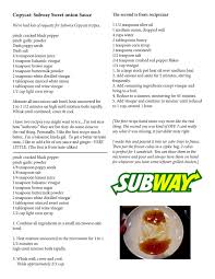 F111b38c6812f461f2112d30aa4421d9 Jpg 1 200 1 552 Pixels Sweet Onion Sauce Sweet Onion Sauce Subway Copycat Recipes