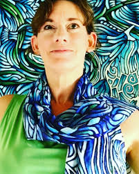 SeaThings Art Scarf by Helen Beech — Helen Beech
