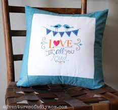 Tell us what you think. Diy Embroidered Pillow Adventures Of A Diy Mom