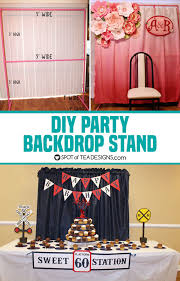 Today i am making a pvc pipe background for a party and i wanted to share with you how easy it is. Diy Party Backdrop Stand Guest Post Spot Of Tea Designs