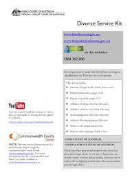 Do it yourself divorce qld. Divorce Service Kit Family Court Of Australia