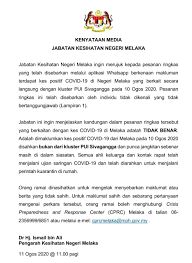 Paparan terbaik 1280 x 1024 menggunakan pelayar mozilla firefox 52.0 dan chrome 57.0 versi terkini. Kenyataan Media Pengarah Kesihatan Jabatan Kesihatan Negeri Melaka Facebook