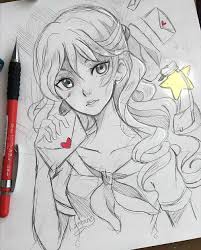 Star Postman Larienne Deviantart Com I Enjoy Sending Letters How About U Cute Drawings Girly Drawings Anime Drawings Sketches