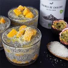 Pudding De Chia Exotique A La Mangue Et Fruits De La Passion Nu3kitchen Recette En 2020 Alimentation Graine De Chia Recette Pudding De Chia