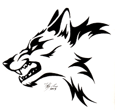 You can either get a small sized howling tribal tattoo etched on your wrist. Wolf Tattoo Easy Simple Wolf Drawing Novocom Top