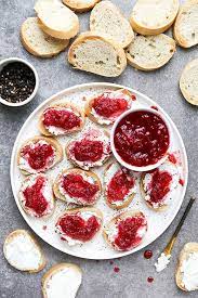 Rhubarb Shallot Crostini Floating Kitchen Recipe Rhubarb Recipes Food Recipes