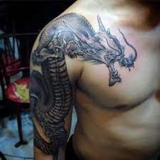 The 80 Best Half Sleeve Tattoos For Men Improb Chinese Dragon Tattoos Dragon Tattoo Shoulder Dragon Tattoo For Women