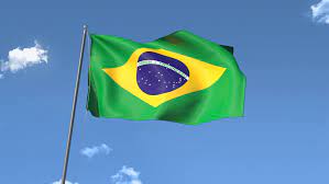 Brazilian flag waving over a blue cloudy sky stock footage. Flag Of Brazil Waving Front Stock Footage Video 100 Royalty Free 3624722 Shutterstock