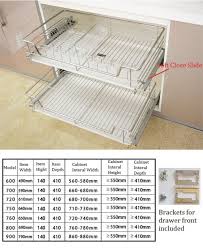 60 70 72cm Stainless Steel 2 Tiers Kitchen Cabinet Drawer Wire Basket Pull Out Kitchenwar In 2020 Kitchen Cabinets Parts Kitchen Cabinet Drawers Cheap Kitchen Cabinets