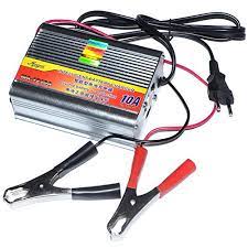 A car battery charger is a handy tool to recharge the battery when the latter drains out for some reason. 220v Input 12v 10 Amp Car Battery Charger Motorcycle Battery Charger Lead Acid Charger Eu Plug Buy Online In United Arab Emirates At Desertcart Ae Productid 35722220