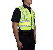 ZIP-FRONT BREAKAWAY SAFETY VEST - POLICE LOGO